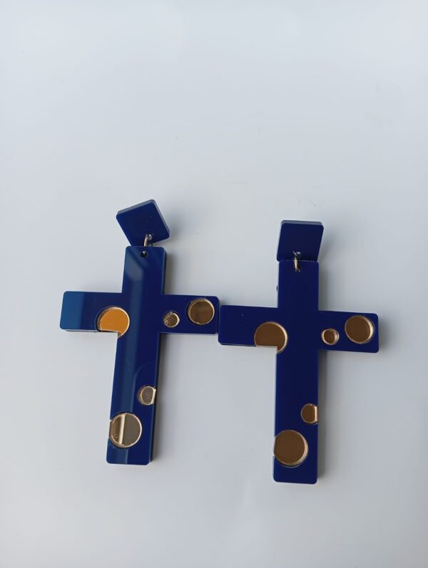 Cruz azul y oro 1 CRUZ LUNAR
